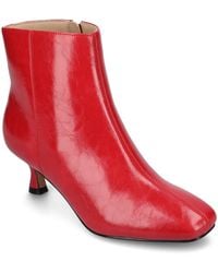 Journee Collection - Kelssa Square Toe Kitten Heel Dress Booties - Lyst