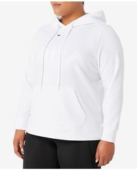 plus size fila hoodie