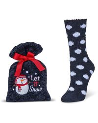 Memoi - Let It Snow Cozy Sock & Gift Set - Lyst