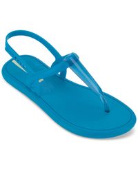 Ipanema - Glossy Casual Flat Thong Sandals - Lyst