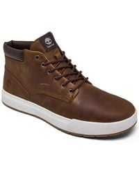 Timberland - Maple Grove Leather Chukka Boots From Finish Line - Lyst