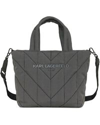 Karl Lagerfeld - Voyage Quilted Large Tote - Lyst