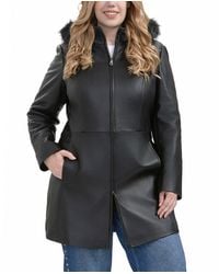 BGSD - Greta Leather Parka Coat - Lyst