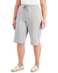 macys plus size shorts