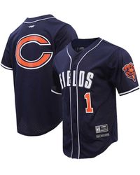 Pro Standard - Justin Fields Chicago Bears Baseball Player Button-up Shirt - Lyst