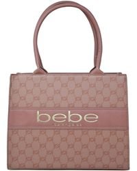 Bebe - Serena Monogram Tote Bag - Lyst
