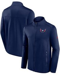 Fanatics - Washington Capitals Authentic Pro Rink Fleece Full-zip Jacket - Lyst