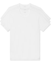 Calvin Klein - Cotton Stretch Slim Fit 3-pack Crewneck T-shirt - Lyst