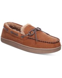 Club Room - Moccasin Slippers - Lyst