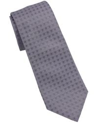 DKNY - Slim Design Geometric Neck Tie - Lyst