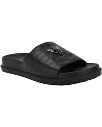 Guess - Vesper Branded Slip On Fashion Slides - Lyst