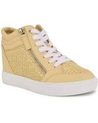 Nine West - Tons High Top Hidden Wedge Sneakers - Lyst