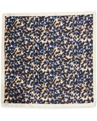 Steve Madden - Leopard Printed Square Scarf - Lyst
