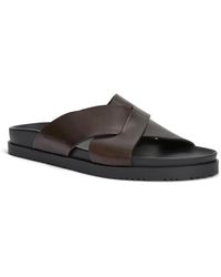 Bruno Magli - Bologna Leather Crisscross Sandals - Lyst