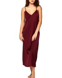 iCollection - Tania Long Satin Gown - Lyst