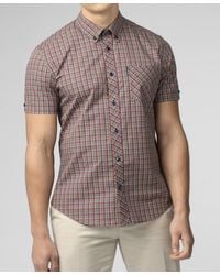 Ben Sherman - Mini Gingham Short Sleeve Shirt - Lyst