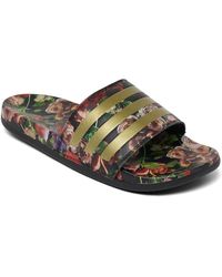 adidas - And Adilette Comfort Slide Sandals From Finish Line - Lyst