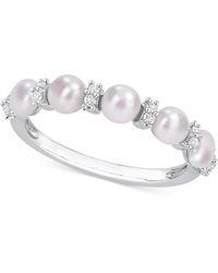 Macy's - Cultured Freshwater Pearl (3-1/2-4mm - Lyst