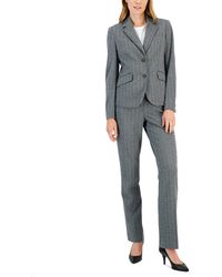 Anne Klein - Herringbone Two-button Jacket & Flare-leg Pants & Pencil Skirt - Lyst