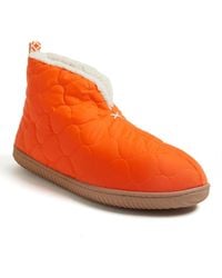 Dearfoams - Warm Up Bootie House Shoe Boot Slipper - Lyst