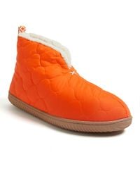 Dearfoams - Warm Up Bootie House Shoe Boot Slipper - Lyst