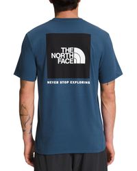 The North Face - Box Logo Crewneck Short-sleeve T-shirt - Lyst