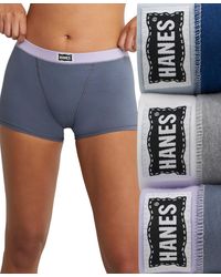 Hanes - 3-pk. Originals Ultimate Boxer Brief Underwear 45vobb - Lyst