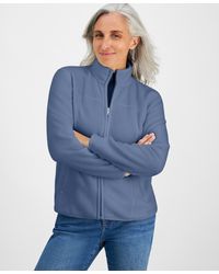Style & Co. - Petite Polar Fleece Zip-front Jacket - Lyst