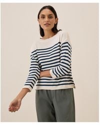 Pact - Organic Cotton Classic Fine Knit Wide Neck Sweater - Lyst