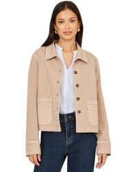 Yumi' - Canvas Patch Pocket Jacket - Lyst