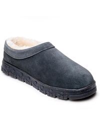 Minnetonka - Neva Suede Clog Slippers - Lyst