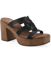 White Mountain - Barillo Platform Sandals - Lyst