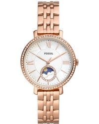 Fossil - Jacqueline Stainless Steel Bracelet Watch 36mm - Lyst
