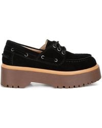 Rag & Co - Cuckatoos Chunky Suede Oxford Loafers - Lyst