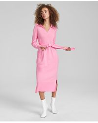 Charter Club 100% Cashmere Sweater Dress, Created For Macy's - Pink