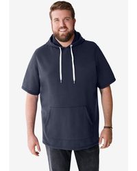 Liberty Blues - By Kingsize Big & Tall Short-sleeve Hoodie - Lyst