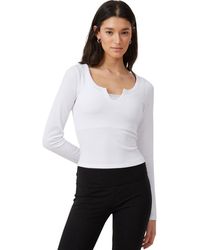 Cotton On - Willa Waffle Long Sleeve Top - Lyst