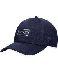 Fanatics - Branded Navy St. Louis Blues Authentic Pro Road Adjustable Hat - Lyst