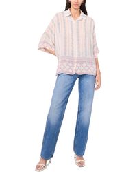 Parker - The River Button-front Dolman-sleeve Top - Lyst