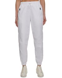 DKNY - Sports High-rise Pull-on joggers Pants - Lyst