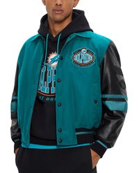 BOSS - Boss By Boss X Nfl Dolphins Water-repellent Bomber Jacket - Lyst