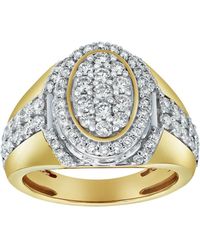 LuvMyJewelry - Ice Bowl Natural Certified Diamond 2.01 Cttw Round Cut 14k Gold Statement Ring - Lyst