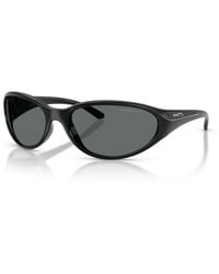 Arnette - Oval Raven Polarized Sunglasses - Lyst