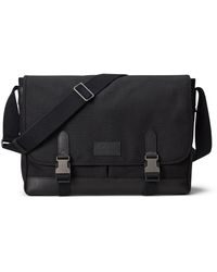 Polo Ralph Lauren - Leather-trim Travel Messenger Bag - Lyst