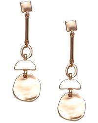 SOH - Dented Relic Drop Earrings - Lyst