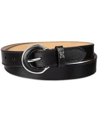 Sam Edelman - Leather Inset Harness Buckle Belt - Lyst