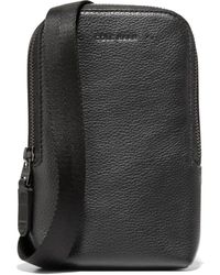 Cole Haan - Triboro Essential Small Leather Crossbody Bag - Lyst