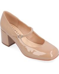 Journee Collection - Okenna Mary Jane Block Heel Pumps - Lyst
