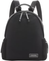 Calvin Klein - Jessie Mesh Side Pocket Nylon Backpack - Lyst