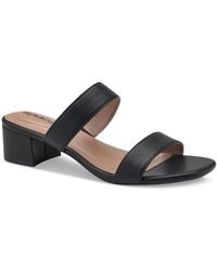 Style & Co. - Victoriaa Double Band Block Heel Dress Sandals - Lyst